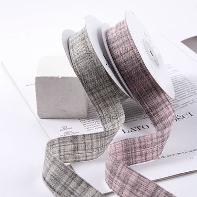 Ein guter Preis. Haarzubehör DIY Bogen gemischte Farbe Flachs Baumwolle Kreideband Gewebte Kleidung Schuhe und Hüte Zubehör Blumenstrauß Zubehör Gürtel Online
