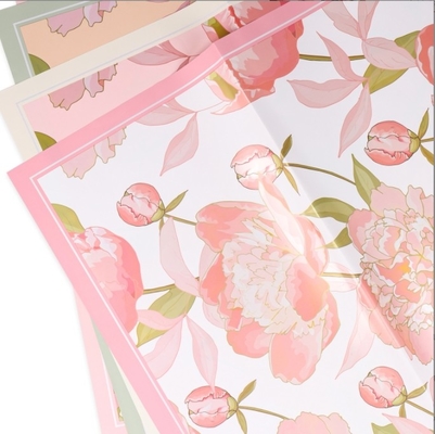 Ein guter Preis. Hera-Papier-Blume-Göttin-Peoniedruck-Papier-Blume-Kunst-Bouquet-Umpackungspapier, beliebtes wasserdichtes Ouya-Papier-Perlenblumen-Umpackungspapier Online