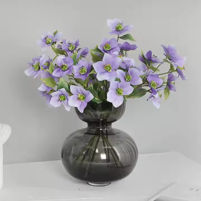 Ein guter Preis. Großhandel 5 Köpfe Dodderblume künstliche Hellebore-Blume für die Wohnkultur Online