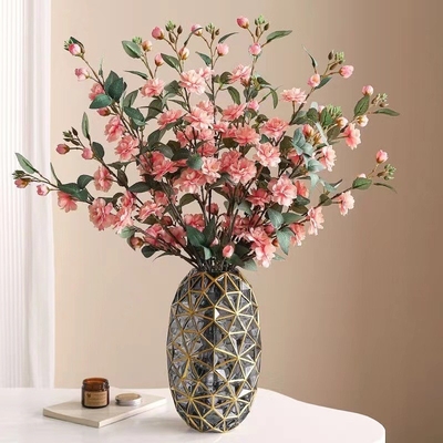 Ein guter Preis. Künstliche Blüten, mehrköpfige Kamelienblüten, lange Zweige, künstliche Blüten, Wohnkultur Online