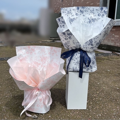 Ein guter Preis. Retro-Floral Art Verpackungspapier, Blumenstrauß, populäres wasserdichtes Verpackungspapier, Blumenmaterialien, Valentinstag Einzelbeutel Online