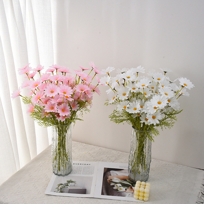 Kamille, Margheriten, künstliche Blumen, Wohnzimmerdekorationen, Wohnzimmerdekoration, Fotorequisiten, Hochzeitssträuße, künstliche Blumen