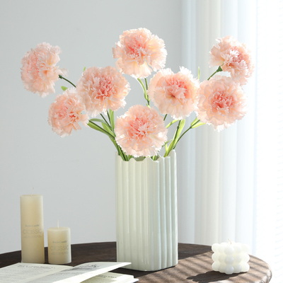 Ein guter Preis. Simulierte Blumen, Nelkensträuße, getrocknete Blumen, Familienferien, Wohnzimmerdekoration, Esstisch, Fotorequisiten, Ornamente, falsche Blumen Online