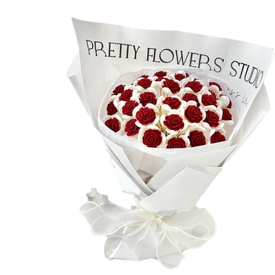Ein guter Preis. Künstliche Blumen, ein Handschmuck, ein Rosenstrauß, ein Materialpaket, konservierte Blumen, für Ihre Tochter zum Qixi-Fest, Valentinstag, ein Geschenk für einen Freund. Online