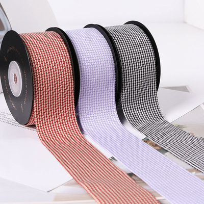 Ein guter Preis. Handgefertigte Haarzubehör, Bogenbandmaterialien, Außenhandel, Tausend Vogel-Plaid-Fasern, Japanisch und Koreanisch Online