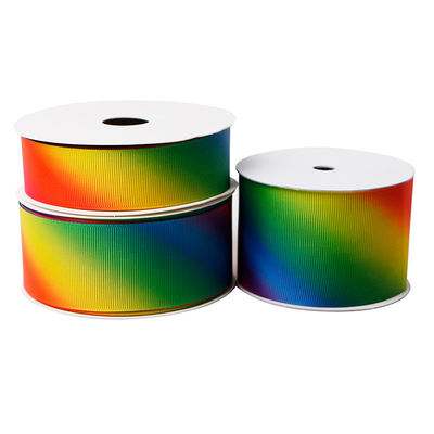 Ein guter Preis. Meisida-Band Wärmeübertragung Druckguss Gürtel Gradient Farbe Regenbogenband kundenspezifisches Polyester-Gürtelband Großhandel Online