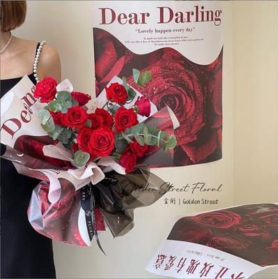 Ein guter Preis. Florist Verpackungspapier für Valentinstag Blumensträuße Wasserdichtes Ouya Material 30-45 Tage Lieferzeit Online