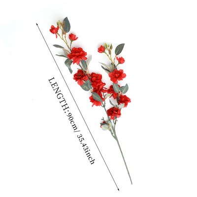 Ein guter Preis. Simulierte Camellia Hochzeitsdekoration Falsche Blume Hotel Hochzeitskulisse Simulierte Blume Plastikladen Deckendekoration Falsche Blume Online