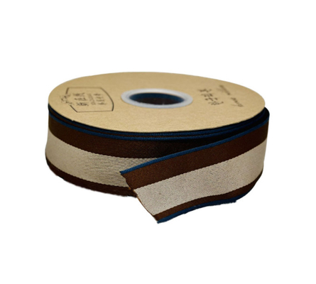 Waschbares 1,0 cm Matte Farbe Streifenband für Kleidungsgegenstände Frische Blumengeschenkverpackung und Schmetterlingsfest Haarzubehör