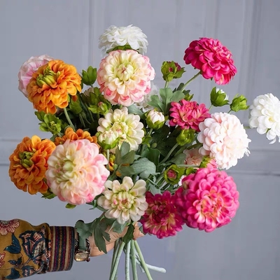 Ein guter Preis. Fotografie Requisiten Dekoration Handgemachte Seide Hibiskusblume für die Hand Fühlen Feuchtigkeitsspender Online