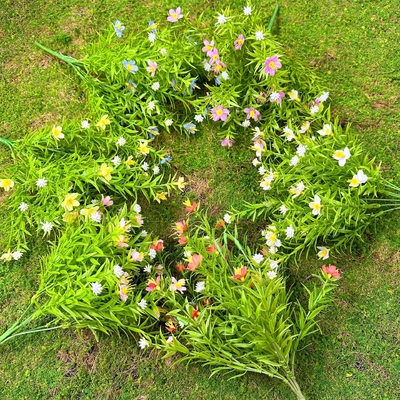 Ein guter Preis. Simulierter Blumenhimmel voller Sterne, einzelne künstliche Blumenanordnung Dekoration, ländlicher Stil Wohnzimmer, Innenhof Dekoration, Fernsehschrank Dekoration Online