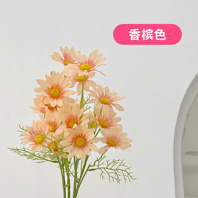 Ein guter Preis. Simulierte Margherita-Blütenblume, Kamille-Fälschblume, Kunststoffseidenblume, Wohnkultur, Fotografie-Requisiten, simulierte Blume Online