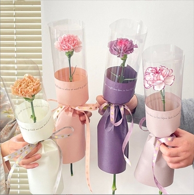 Göttin einzelne kleine Blumensträuße Verpackung transparente opp wasserdichte Film gewickelt Blumenpapier DIY Material Blumenladen