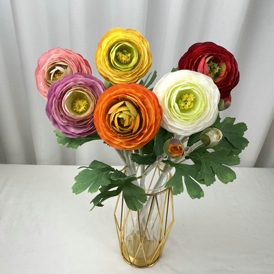 Schutttuch mit 2 Köpfen, Lotusblüten-Simulationsstrauß, Hochzeitsdekoration, Wohnkultur, künstliche Blumen, Landschaftsleitfaden, Blumenarrangement Dekoration, gefälschte Blumen