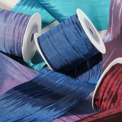 Ein guter Preis. Falten- und Farbband DIY Bogen-Haare-Accessoires Handgeführte Blumengutschande Verpackung Eugen Garne-Gurt Perlenfarbe wechselnde Falten-Gurt Online