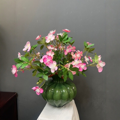 Ein guter Preis. Künstliche Blumen, Begonien, Hortensien, leichte, luxuriöse künstliche Blumen, Wohnzimmertisch, Esstisch, Landschaftsschmuck, Ausstellungs- und Blumenkunstdekoration Online