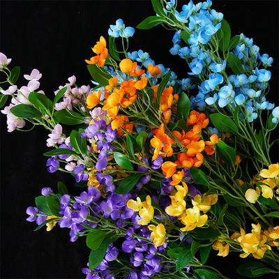 Ein guter Preis. Simulierte Schönheitsfingerfoto und Fotografie Dekorationsrequisiten, einzelne kleine Blumen, künstliche Blume, Krabbenblume, simulierte Blumenanordnung im europäischen Stil Online