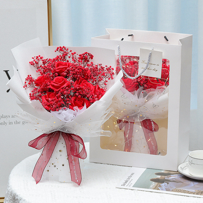 Ein guter Preis. Grenzüberschreitend Neuer getrockneter Blumenstrauß Ewiger Blüte Sternenhimmelstrauß 520 Valentinstag kreatives Geschenk für Freundin Online