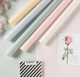 Ein guter Preis. Nebellinie Gelee-Film halbtransparentes, massivfarbiges, wasserdichtes Blumenverpackungspapier Online