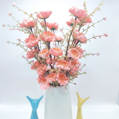 Ein guter Preis. Simulierte Azaleen, mehrfarbige Seidenblumen, Weihnachtsblumenköpfe, getrocknete Blumensträuße, Hochzeitsfotografie, Fälschblumen Online
