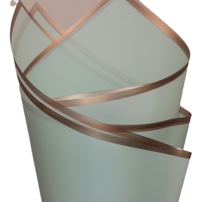 Ein guter Preis. Grenzüberschreitendes neues geläufiges Blumenpapier mit goldenem Rahmen, wasserdichtes hochwertiges Blumenpapier, Blumensträuße, Blumenkunstgeschäft Online
