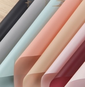 Ein guter Preis. 56*56cm Modische Herzschlag-Gelee-Membran Wasserdichtes Blumenverpackungspapier für stilvolle Verpackungsbedürfnisse Online