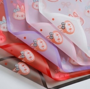 Ein guter Preis. Labubu Magic Edge Mist Papier Liebesbogen Blumen Verpackungspapier Online