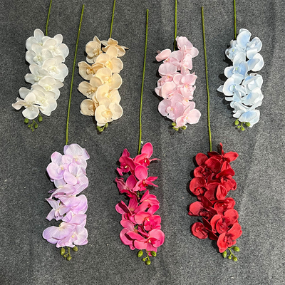 Ein guter Preis. Künstliche Phalaenopsis, künstliche Blumen, handgefertigte Blumensträuße, Hochzeitsseidenblumen, künstliche dekorative Blumen, Hochzeitsschmuck im Großhandel Online