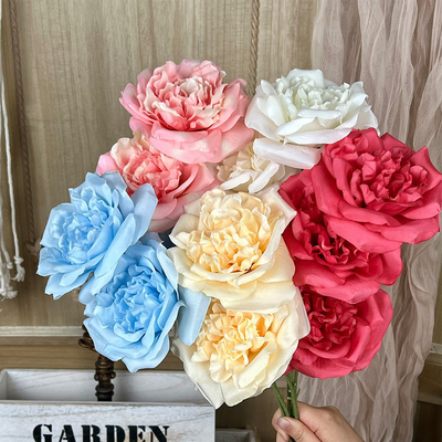 Ein guter Preis. Big Martin Simulation Rose, falscher Blumenstrauß, Seidenblume, künstliche Kunststoffblume, hochwertige Wohnzimmerdekoration, Hochzeitsblumenarrangement Online