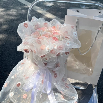 Xiaoxiangfeng Rosenstrauß, künstliche Blumenseife, Konservierter Blumenfertigprodukt, hochwertiges Geburtstagsgeschenk