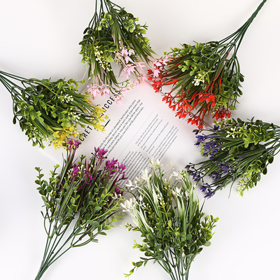 Ein guter Preis. Simulierte grüne Pflanzen, Frühlingsgras, Blumen, Sternenhimmel, Blumensträuße, Wohnkultur, Hochzeit, Handblumen, Fotografie, Dekoration, Requisiten, Großhandel Online