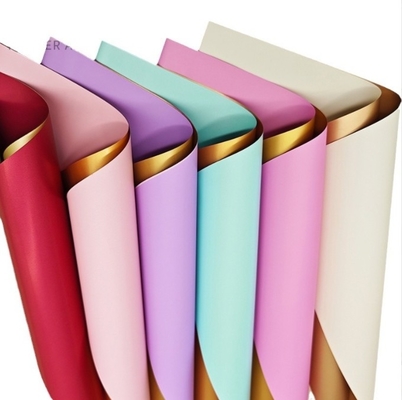 Ein guter Preis. Light Luxury Series DIY Handcrafted Material with Waterproof Rose Flower Wrapping Paper in Many Colors and Pearlized Film Online