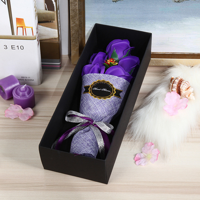 Ein guter Preis. Heiß verkaufte kreative künstliche Blumenseife, 5-Rosenstrauß, Geburtstagsgeschenk für Freundin Fabrik Direktverkauf und Großhandel Online