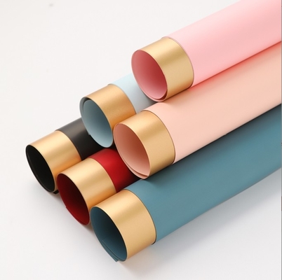Ein guter Preis. Ein großes Eröffnungsgeschäft von Jincai Paper! Blumenkorb, zweifarbiges vergoldetes Ouya-Blumenverpackungspapier, Blumenstrauß, Blumenverpackungsmaterialien, handgefertigte Blumenkunst Online