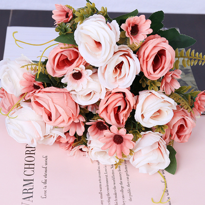 Ein guter Preis. Simulation im europäischen Stil, Rosenschmuck, Hochzeitsfotografie, Blumenarrangement, Wohnkultur, Simulation von Blumen Online