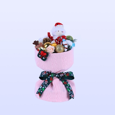 Ein guter Preis. Kreative Weihnachtsseifeblumen, Weihnachtsgeschenksträuße, Blumenkunstprodukte, handgefertigte Figuren, Geschenkseifeblumen Online
