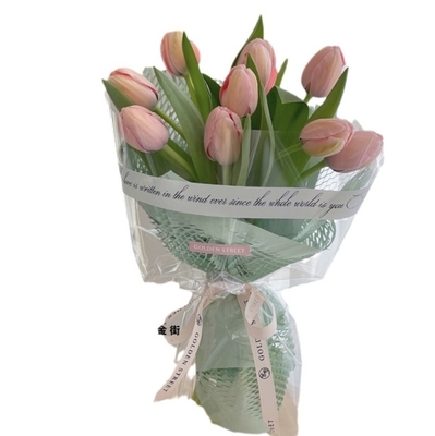 Ein guter Preis. Ins-Stil einfaches englisches Cellophane verdickt staubdicht transparente Opp-Film koreanischer Stil Bouquet Verpackungspapier Online