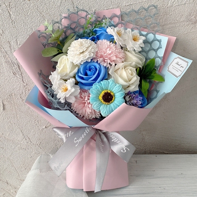 Ein guter Preis. Valentinstag Rosenseife Bouquet kreatives Geschenk künstliche Blume Großhandel Online