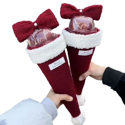 Ein guter Preis. Weihnachtsstrauß, Weihnachtsabend Einbogen-Apfelkegelstrauß, handgefertigtes DIY-Material, Weihnachtsgeschenk Online