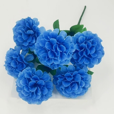 Ein guter Preis. Simulierte Blume, hohe Stange, gestickte Kugel, Chrysanthemum, Wohnkultur, gefälschte Blumenverzierungen, Hochzeitsfotografie-Requisiten, künstliche Blume, kleines Griffbündel Online