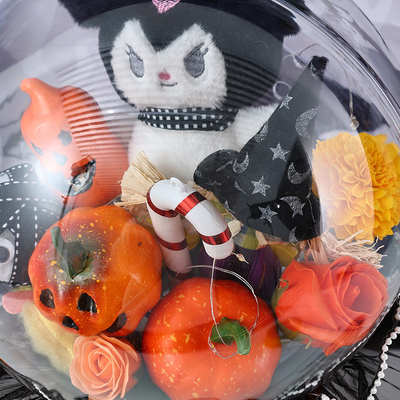 Ein guter Preis. Grenzüberschreitender Halloween-Bouquet, Popoball Kürbishaarband, Seifenblumen-Bouquet, handgefertigtes Geschenk für Freundin und beste Freundin Online