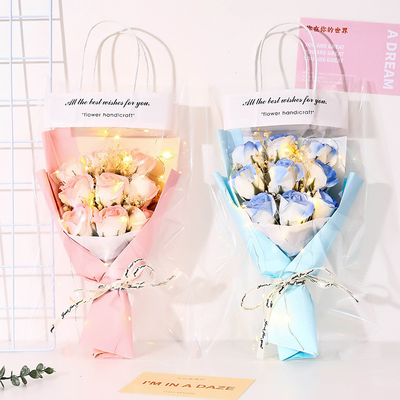 Ein guter Preis. Abschlusszeit, ewige Blumen, Rosen, Astern, getrocknete Blumen, fertige Seifen, Blumen, Geburtstag, Valentinstag, 520, kleine Geschenke zum Aufstellen eines Stalls Online