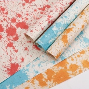 Ein guter Preis. Handgefertigtes Inkjet-Dongba-Papier für Blumenverpackungen in vielen Farben Online
