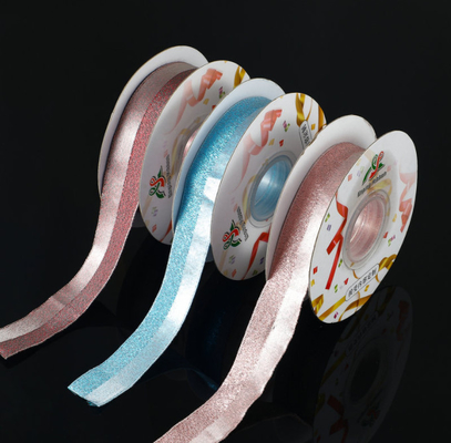 Ein guter Preis. Spot-Versorgung Hochzeit Farbige Gewebte Scallion Band für frische Blumen Geschenkverpackung Online