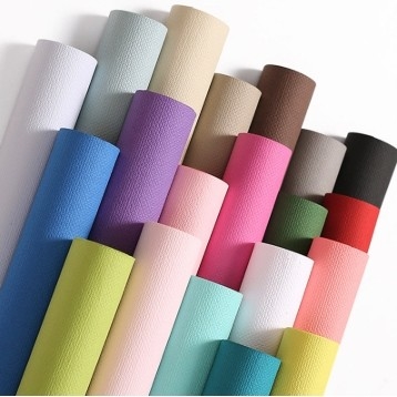 Ein guter Preis. 57*57cm Party-Geschenkpapier aus dreidimensionalem Leinenpapier, wasserdicht, mit Blumenmuster, für Partydekorationen Online