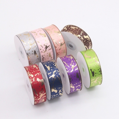 Ein guter Preis. 2.5cm Hot Stamping Band Geschenkbox Verpackung in rotem Marmor Muster für DIY Vatertag Online