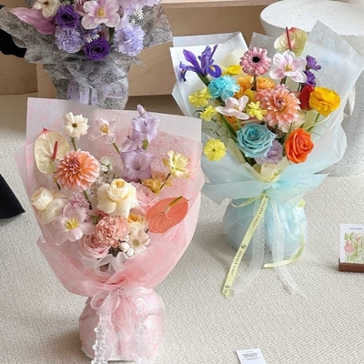 Ein guter Preis. Muttertag Phalaenopsis Matte Blumenverpackungspapier Modische und wasserdichte Blumenkunstmaterialien Online