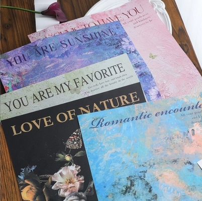 Ein guter Preis. Künstlerische Atmosphäre Bouquet Verpackungspapier Ölgemälde-Stil Blumenverpackung 35 * 50cm Papier Blumen Kunstmaterialien und Zubehör Online