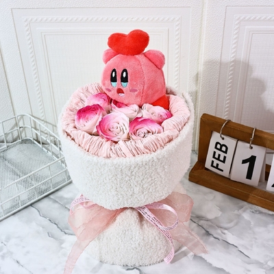 Ein guter Preis. Zeichentrickpuppen, Rosensträuße, Seifenblumen, Qixi Festival, Star Kirby Puppen, Blumensträuße, Seifensträuße Online