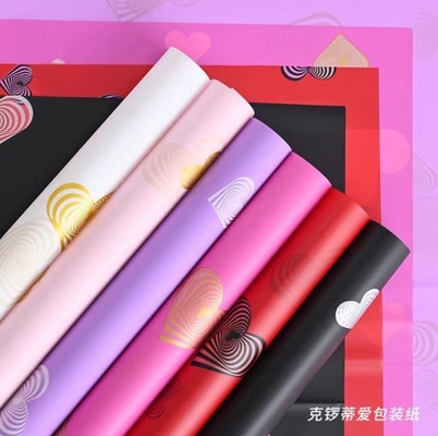 Ein guter Preis. Floristenverpackung Nosa-Papier-Serie Croti Love Flower DIY Geschenkverpackung Herzförmige wasserdichte Folie Blumenstraußbeutel Online